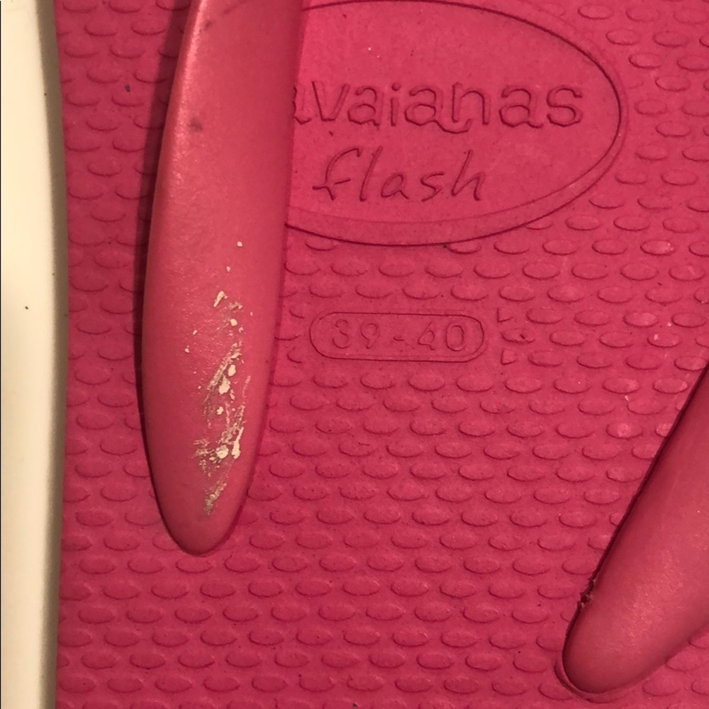 HAVAIANAS Flash hot pink EUR 39-40 USA 9-10 SANDAL - Picture 2 of 4
